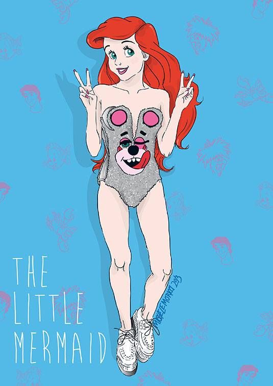Ariel+princesa+Disney+Acorda+bonita+Miley+cyrus+michelle