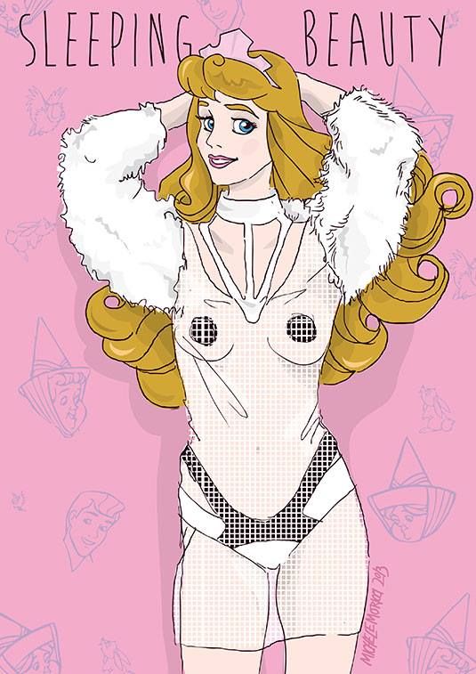 Miley+Cyrus+Acorda+bonita+ilustração