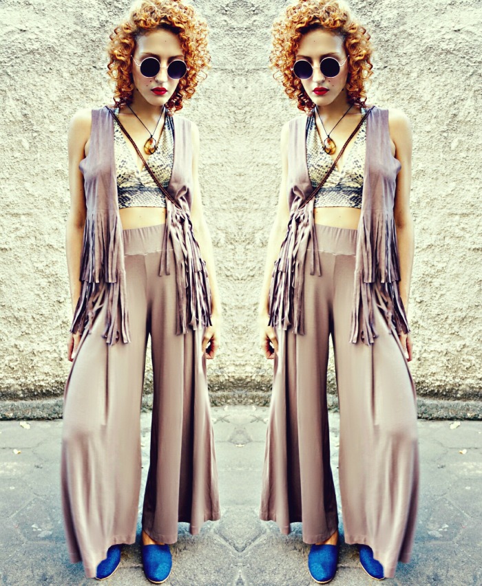 calça pantalona anos 70
